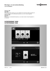 Viessmann VITOTRONIC 300 Montage- En Servicehandleiding