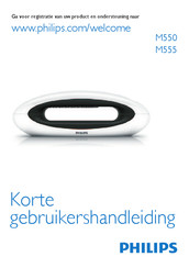 Philips M555 Korte Gebruikershandleiding