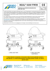 Mercado Medic REAL 9200 TWIN Gebruiks- En Onderhoudsaanwijzing
