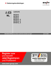 EWM PM 401 G Bedieningshandleidingen