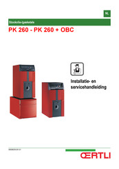 OERTLI PK 260 Series Installatie- En Servicehandleiding