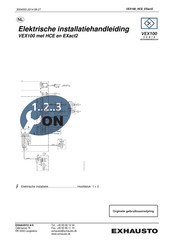 Exhausto VEX140H Elektrische Installatiehandleiding