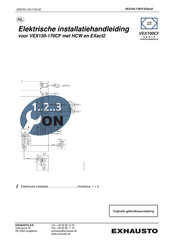 Exhausto VEX150CF Elektrische Installatiehandleiding