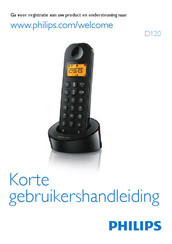 Philips D120 Korte Gebruikershandleiding