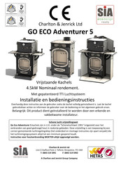 SIA GO ECO Adventurer 5 Installatie- En Bedieningsinstructies