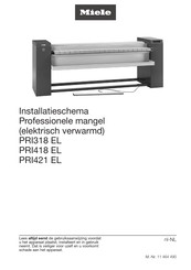 Miele PRI318 EL Installatieschema