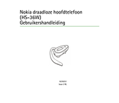 Nokia HS-36W Gebruikershandleiding