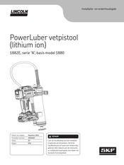 SKF Lincoln PowerLuber 1882E Installatie- En Onderhoudsgids