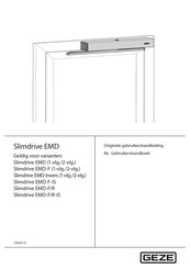 GEZE Slimdrive EMD-F Gebruikershandboek