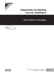 Daikin BRP069A62 Uitgebreide Handleiding Voor De Installateur