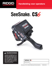 RIDGID SeeSnake CS6 Handleiding