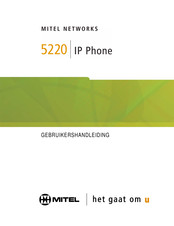 Mitel 5220 Gebruikershandleiding