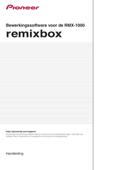 Pioneer remixbox RMX-1000 Handleiding