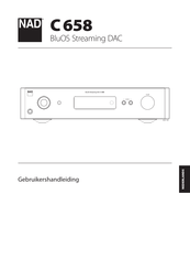 NAD C 658 Gebruikershandleiding