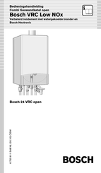 Bosch 24 VRC Low NOx Bedieningshandleiding