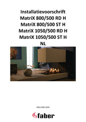 Faber MatriX 1050/500 ST H Installatievoorschrift