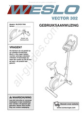 Weslo WLEVEX17920 Gebruiksaanwijzing