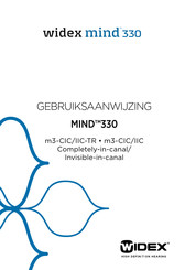 Widex mind 330 Gebruiksaanwijzing