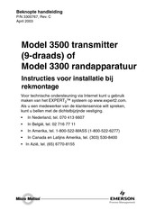 Emerson Micro Motion 3300 Beknopte Handleiding