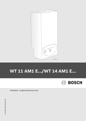 Bosch WT 11 AM1 E Series Installatie- En Gebruikersinstructies