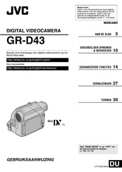 JVC GR-D43 Gebruiksaanwijzing