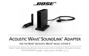 Base ACOUSTIC WAVE SOUNDLINK ADAPTER Gebruiksaanwijzing