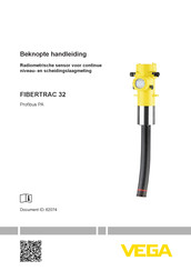 Vega FIBERTRAC 32 Beknopte Handleiding