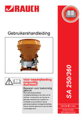 Rauch SA 250 Gebruikershandleiding