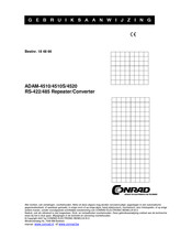 Conrad ADAM-4520 Gebruiksaanwijzing