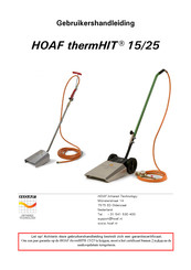 HOAF thermHIT 25 Gebruikershandleiding