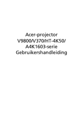 Acer HT-4K50 Series Gebruikershandleiding