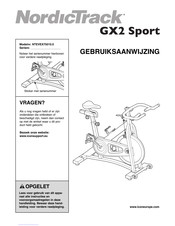 NordicTrack NTEVEX75010.0 Gebruiksaanwijzing