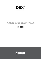 Widex M-DEX Gebruiksaanwijzing