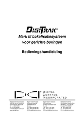 DCI DigiTrak Mark III Bedieningshandleiding