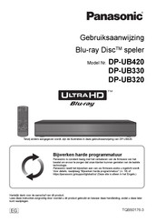 Panasonic DP-UB330 Gebruiksaanwijzing