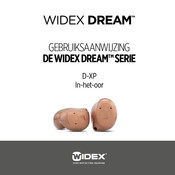 Widex DREAM D-XP Series Gebruiksaanwijzing