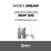 Widex DREAM D-PA RIC Series Gebruiksaanwijzing