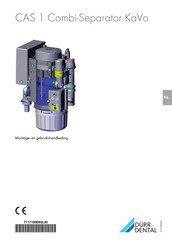 Durr Dental KaVo CAS 1 Combi-Separator Montage- En Gebruikshandleiding