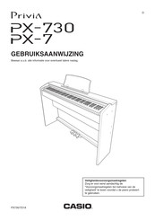 Casio Privia PX-730 Gebruiksaanwijzing