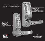 CODELOCKS 7000 Series Installatie-Instructies