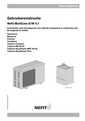 Nefit MultiLine A/W 4.7 Gebruikersinstructie