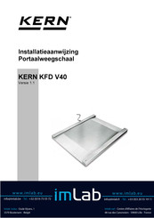 KERN KFD V40 Installatieaanwijzing