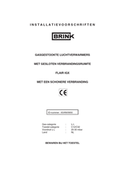 Brink Flair B-20 IGX Installatievoorschriften