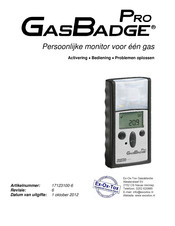 Industrial Scientific GasBadge Pro Handleiding