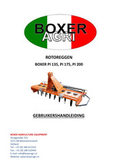 BOXER AGRI PI 135 Gebruikershandleiding