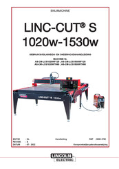 Lincoln Electric LINC-CUT S 1020w Handleiding