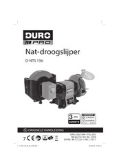 DURO PRO D-NTS 156 Handleiding