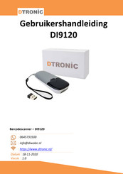 Dtronic DI9120 Gebruikershandleiding