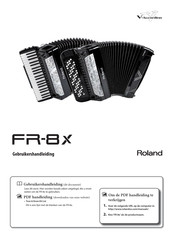 Roland V-accordion FR-8X Gebruikershandleiding