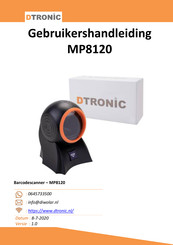 Dtronic MP8120 Gebruikershandleiding